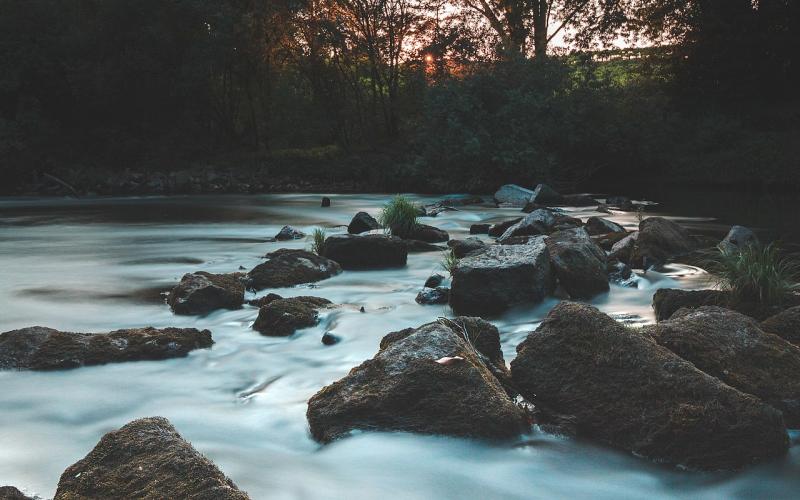 Río Tea a su paso por Salvaterra de Miño